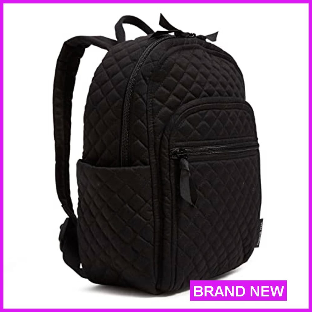 Quilted Cotton Small Backpack Adjustable Straps L… - image 3